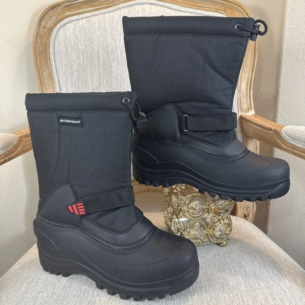 Landmark Snowboots with Thermolite Insoles of Dupont, waterproof 9.5 Unisex